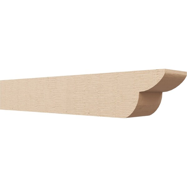 Ekena Millwork 6in. W x 6in. H x 36in. L Crestline Woodgrain TimberThane Rafter Tail, Primed Tan RFTUR06X06X36CRERCPR - main